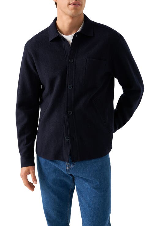 Boiled Wool Overshirt
