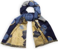 SAACHI Metallic Touch Reversible Scarf