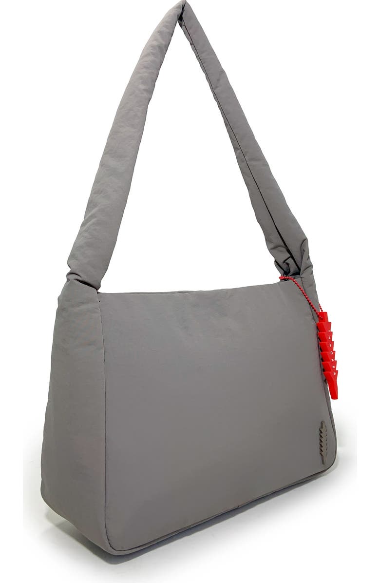 Thacker Sari Water Resistant Hobo Bag, Alternate, color, Carbon