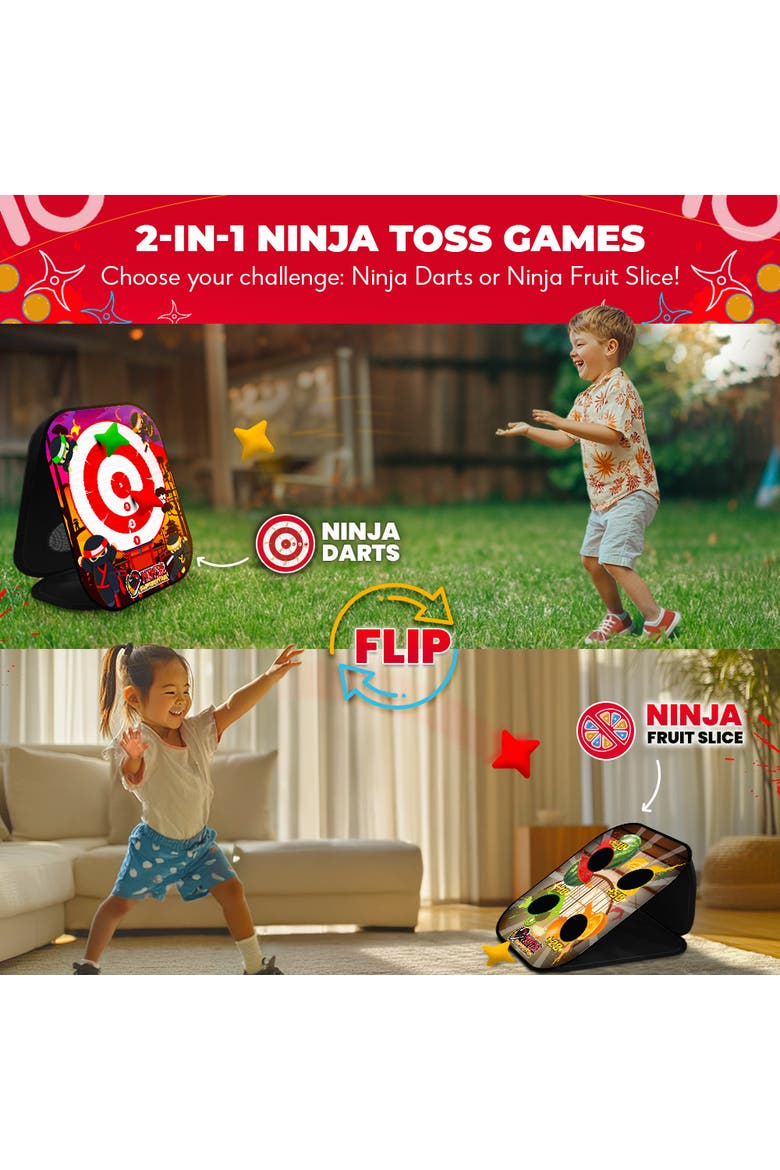 Ninja Superstar | 2-in-1 Corn Hole Games for Kids, Alternate, color, Multicolored