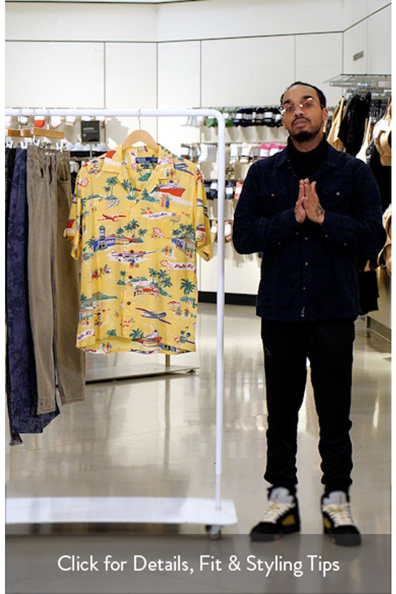 Polo Ralph Lauren Aloha Print Classic Fit Camp Shirt (Men) | Nordstrom