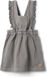 Charlotte & George Denim Jumper with Ruffle Trim Straps