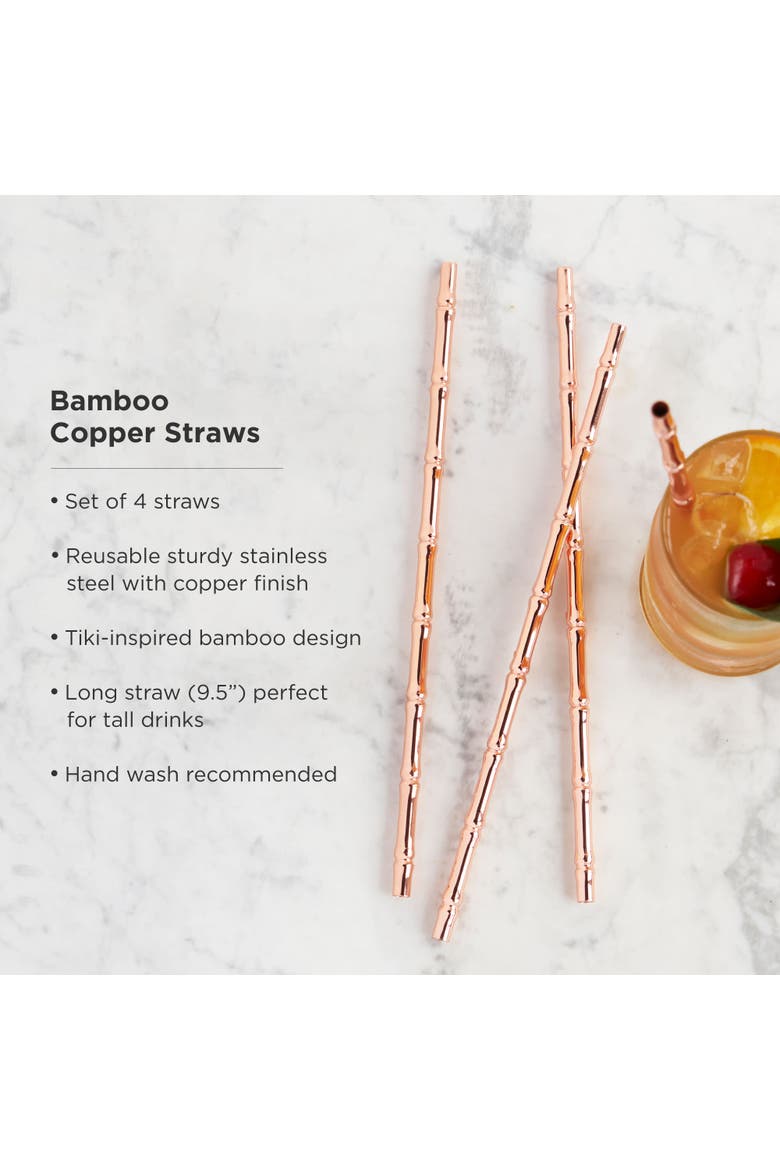 Pacific Wood Straws, Alternate, color, NO COLOR