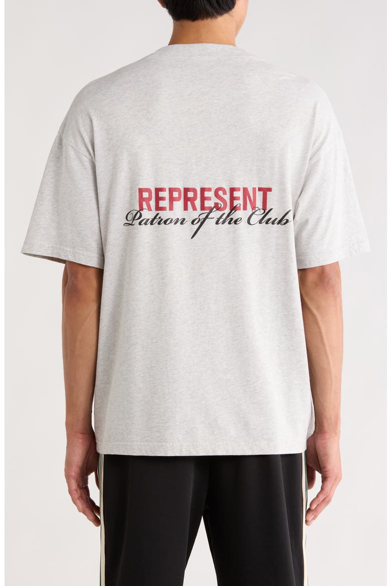Patron of the Club Graphic T-Shirt, Alternate, color, CREAM MARL