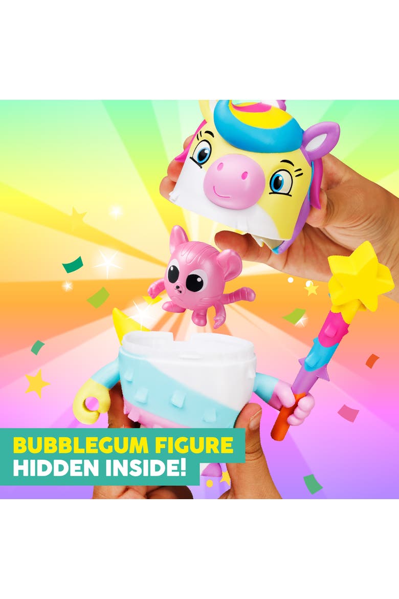 Luna The Unicorn Figure 5 Inch Pinata Character with Stick, Alternate, color, Multicolored