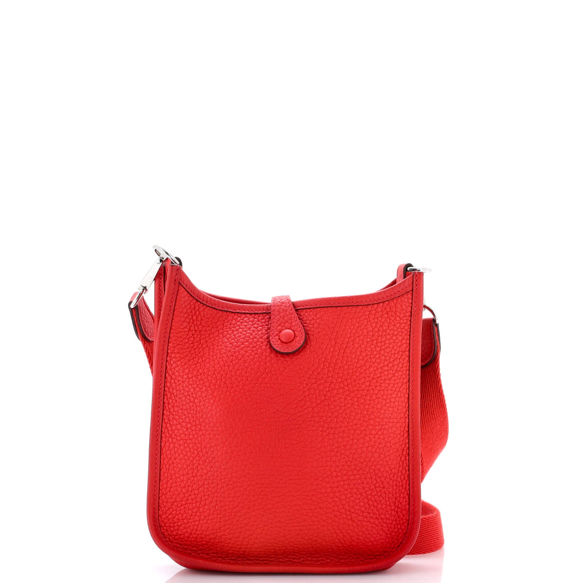 Pre-Owned Hermes Evelyne Bag Gen III Clemence TPM, Alternate, color, Geranium