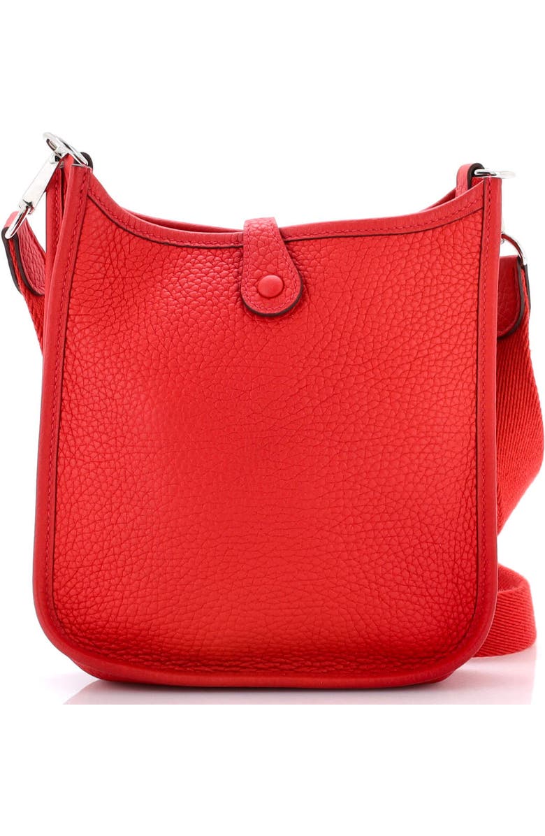 Pre-Owned Hermes Evelyne Bag Gen III Clemence TPM, Alternate, color, Geranium