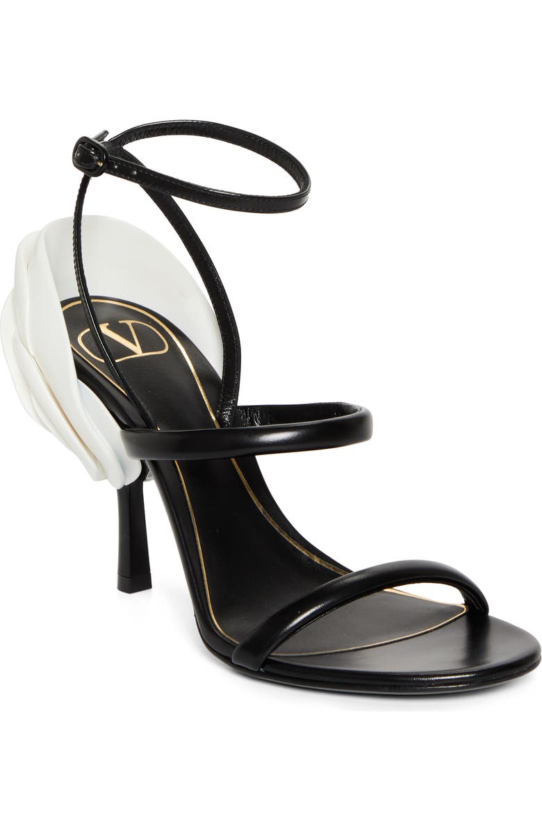 Valentino Garavani Archive Roserouche Ankle Strap Stiletto Sandal, Main, color,