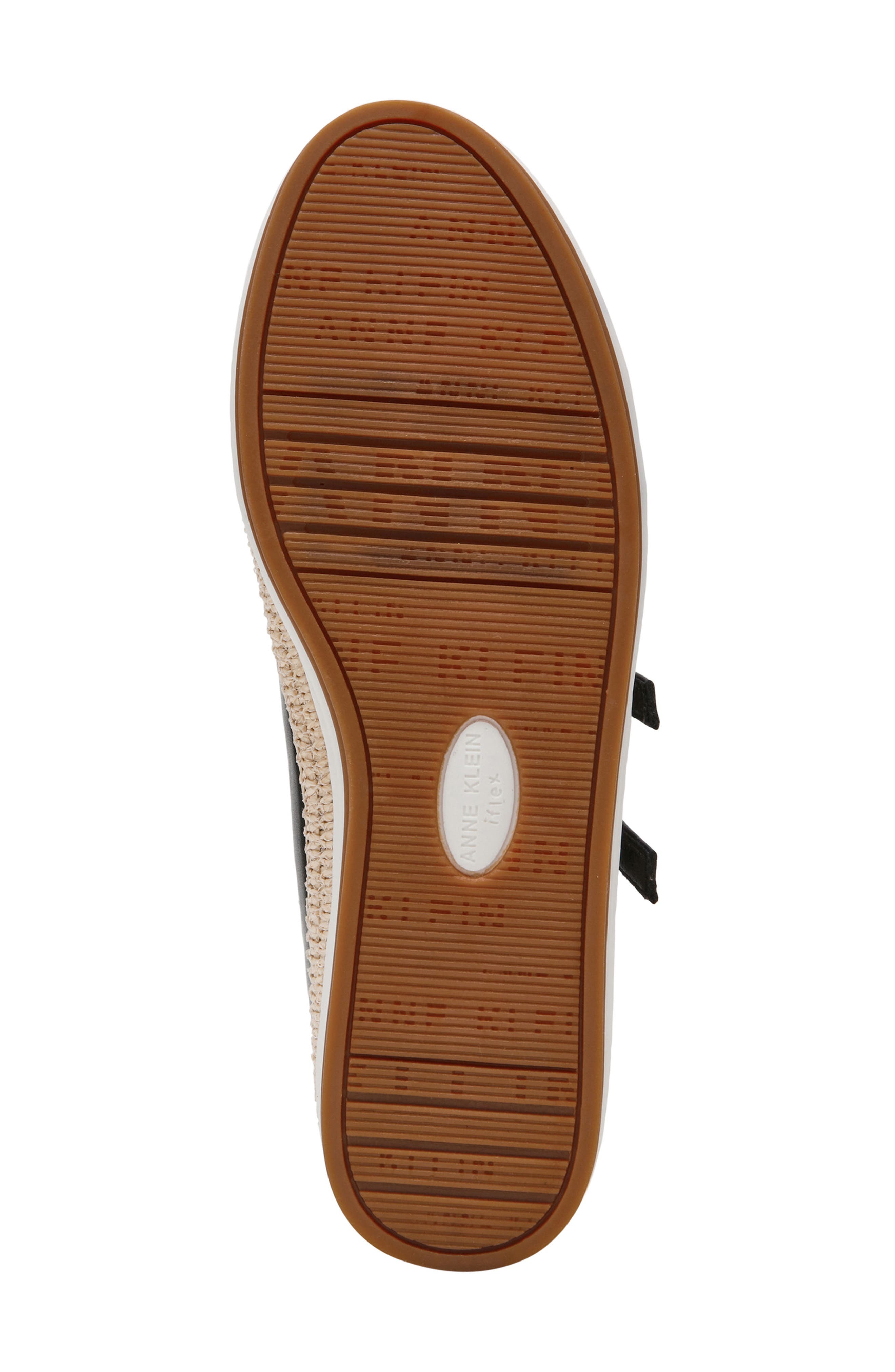 Anne Klein Jasiel Mary Jane Flat, Alternate, color, Black Pu