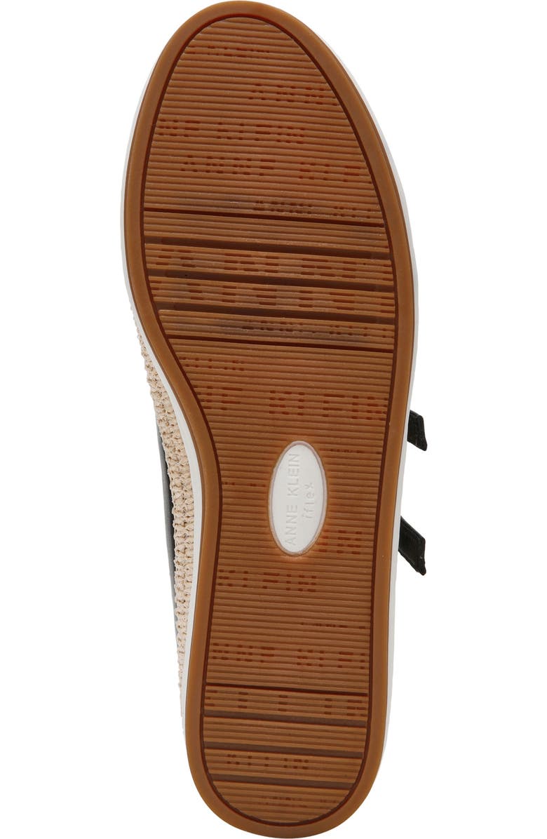 Anne Klein Jasiel Mary Jane Flat, Alternate, color, Black Pu