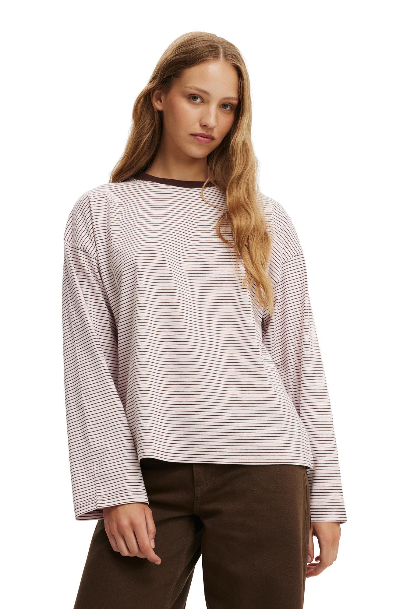 Women's Boxy Long Sleeve Top