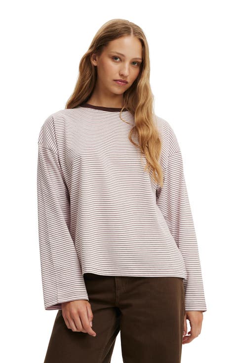 Women's Boxy Long Sleeve Top