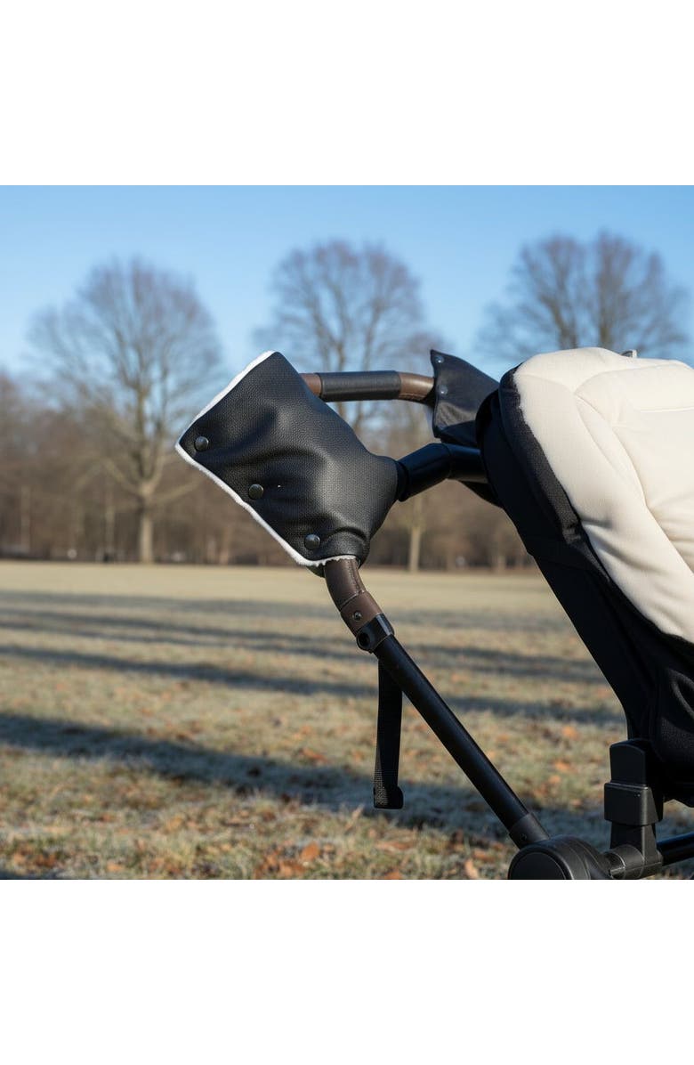 Cover Baby LLC Cover Baby Adult Organic Wool Handmuff Gloves, Alternate, color, Black