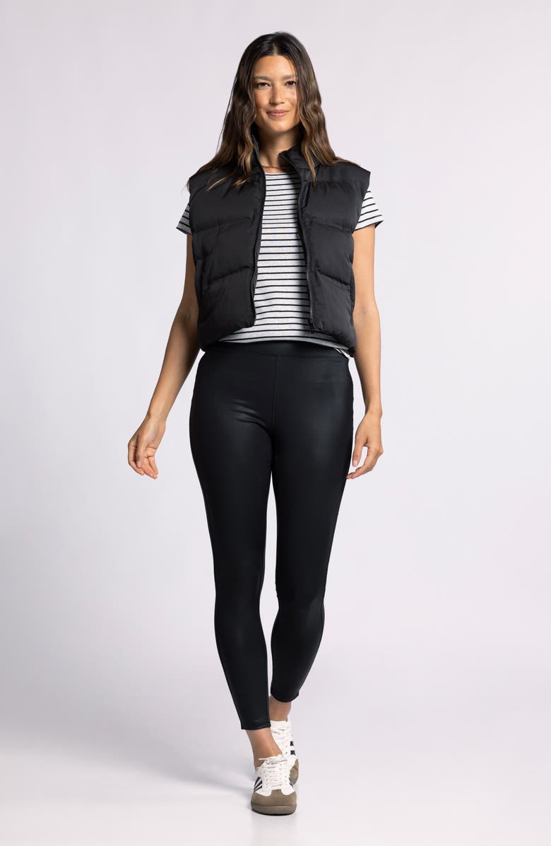 Thread & Supply Issey Puffer Vest, Alternate, color, Black