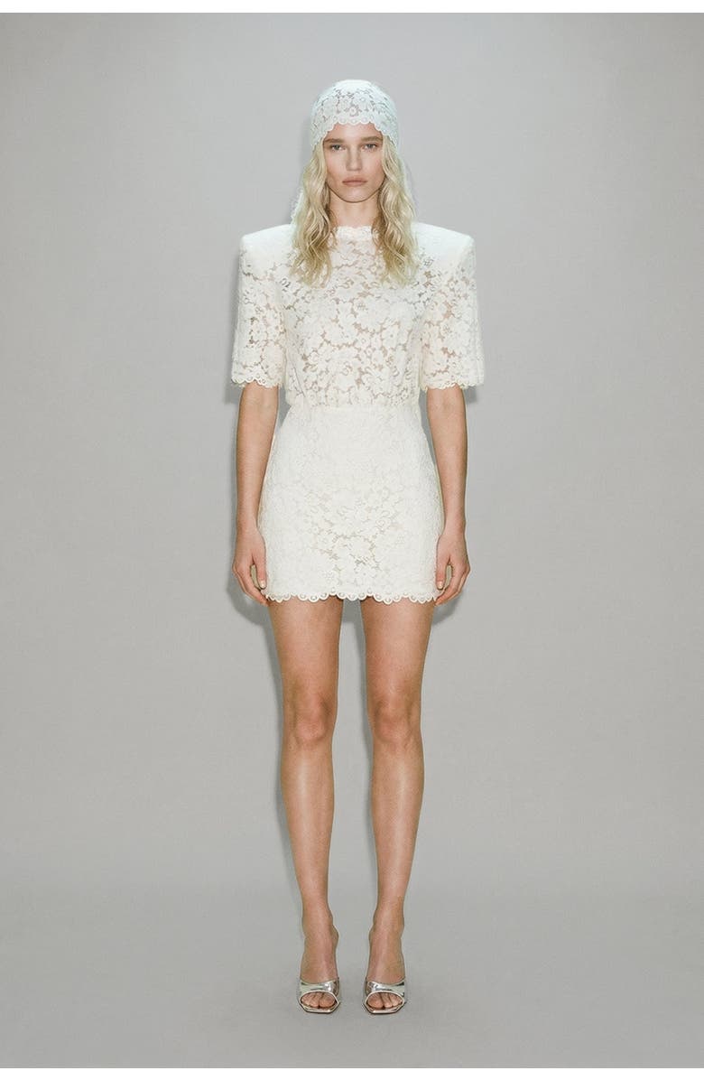 AtoÌr Catalina Mini Dress, Main, color, Ivory