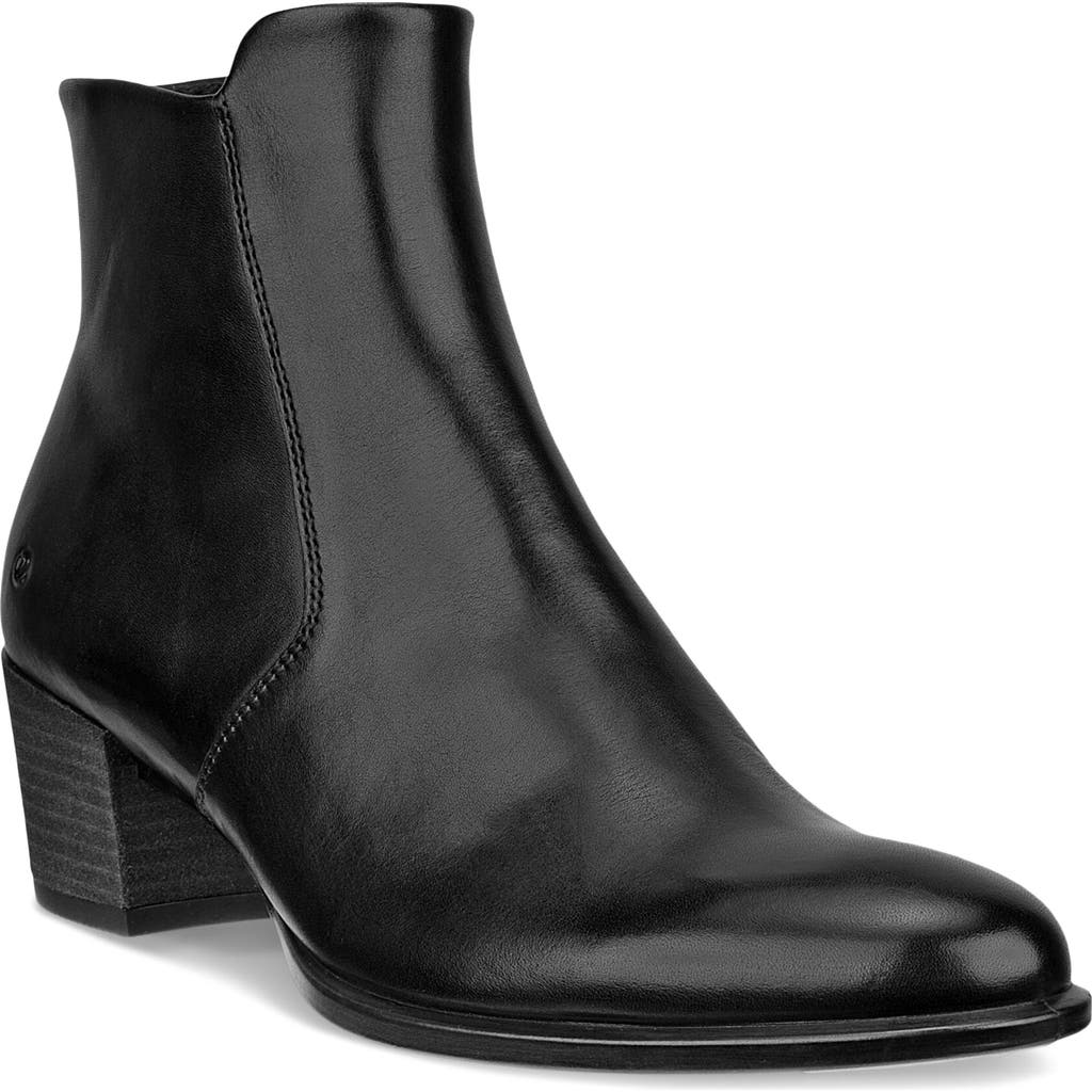 Ecco Shape Stack Heel Bootie In Multi