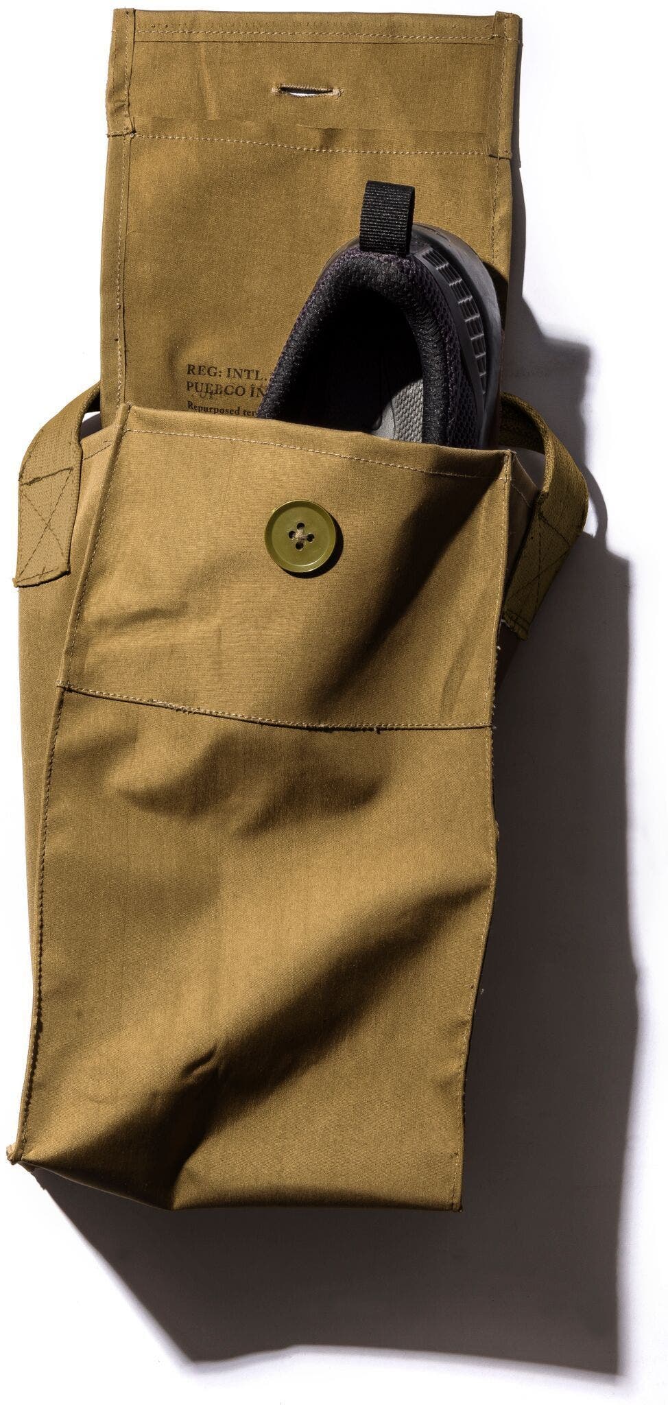 PUEBCO Rubberized Fabric Shoes Bag, Alternate, color, 