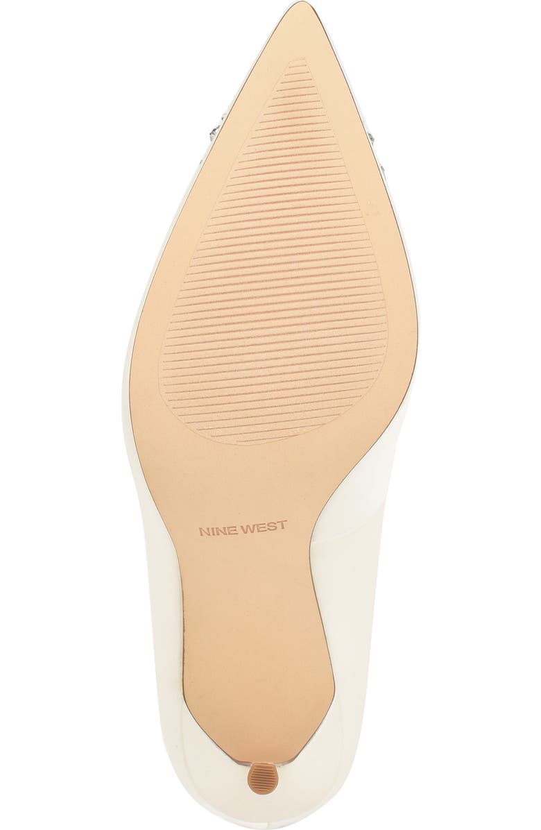 Nine West Fana Embellished Pointed Toe Pump, Alternate, color,