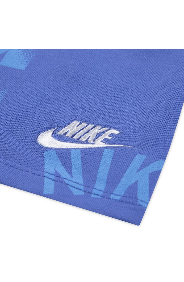 Nike Club Brand Energy Graphic T-Shirt & Shorts Set, Alternate, color, Comet Blue