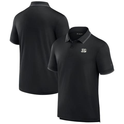 Men's Fanatics Signature Black Cincinnati Bengals Pique Polo Shirt