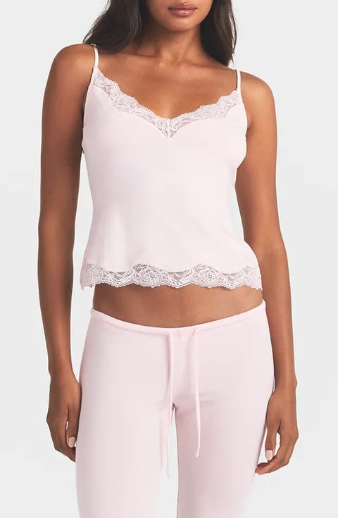 Lace Trim Pajamas