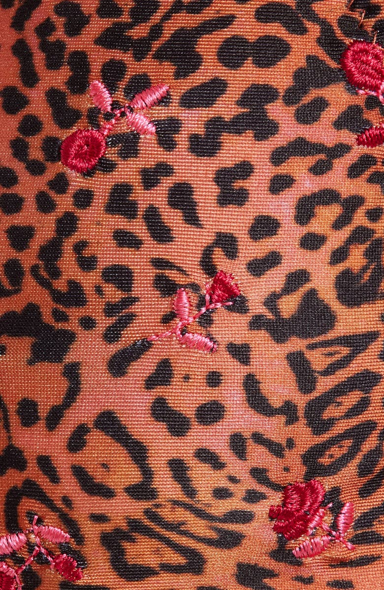 Kulani Kinis Ring Contour Crop Bikini Top, Alternate, color, Wild Rose