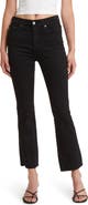 AG Farrah Raw Hem High Waist Ankle Bootcut Jeans
