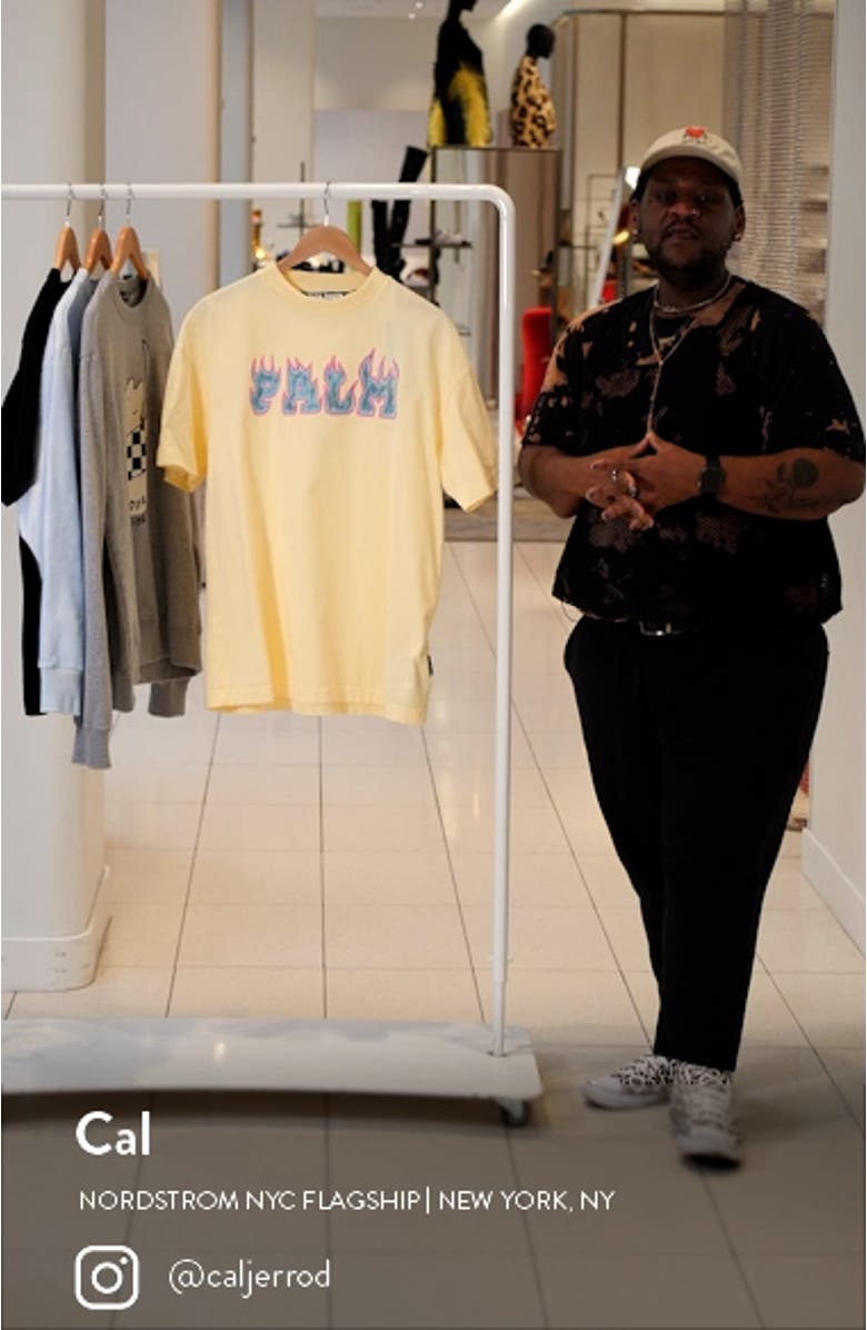 Flames Logo Graphic Tee, sales video thumbnail