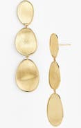Marco Bicego Lunaria 18K Yellow Gold Small Triple Drop Earrings