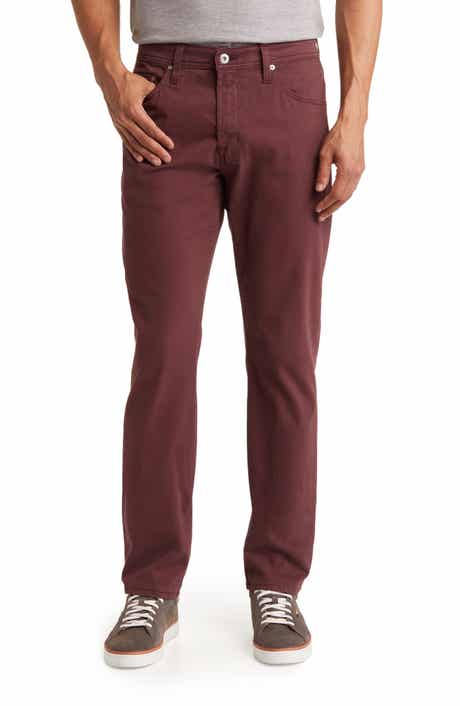 AG Everett Stretch Sateen Slim Straight Pants