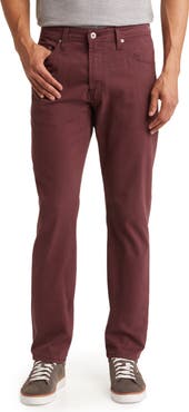 AG Everett Stretch Sateen Slim Straight Pants