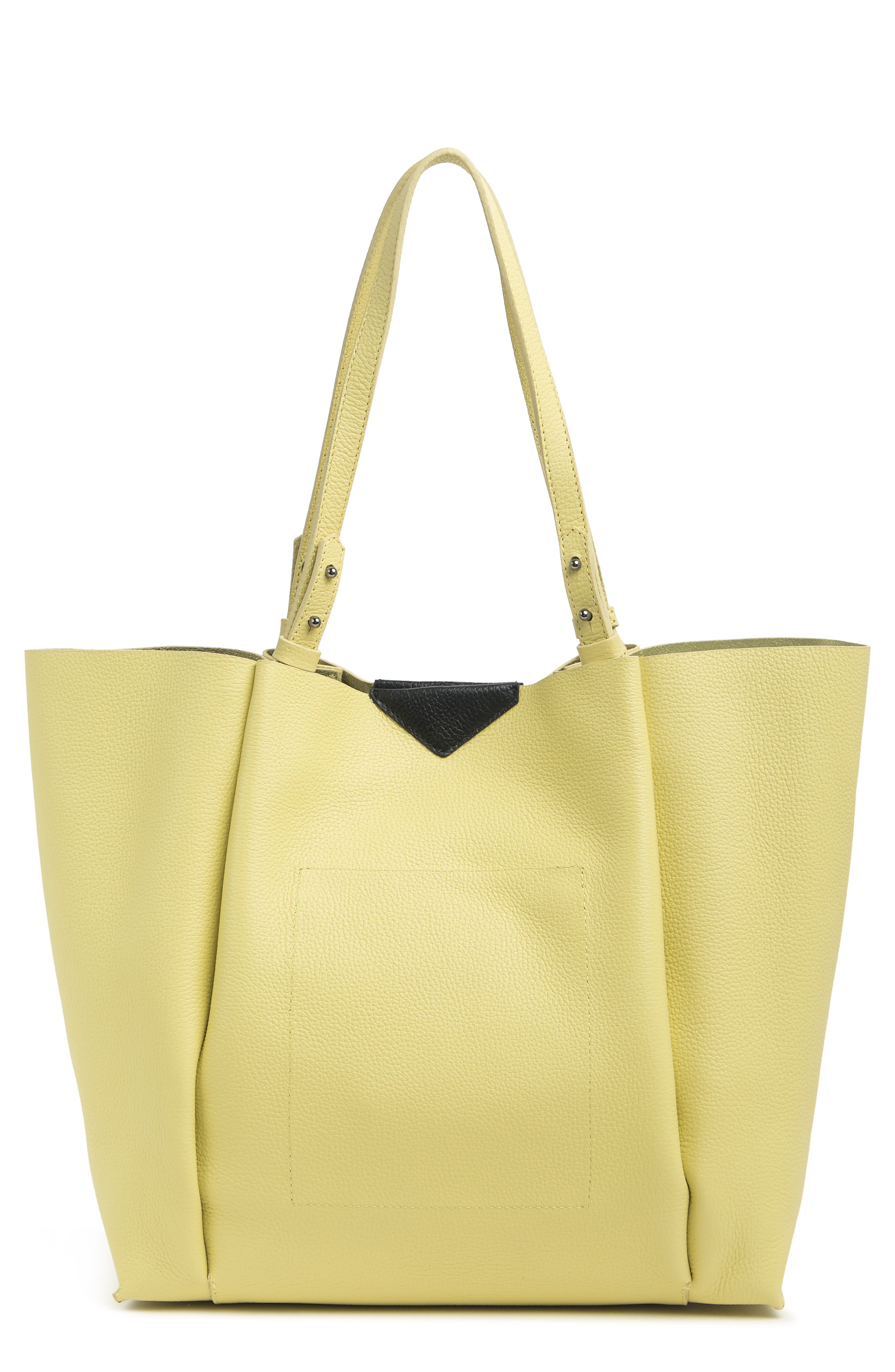 Allen Leather Tote Bag, Alternate, color, HPLEM