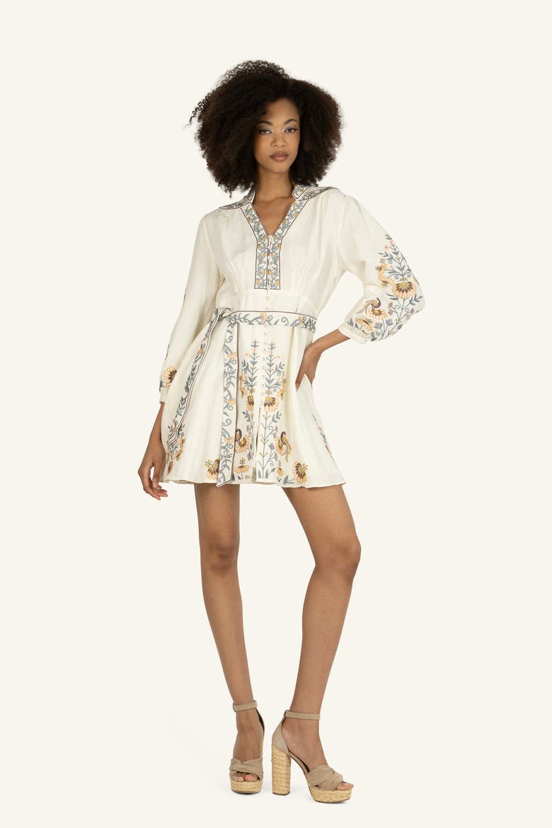 Zinnia Dress, Alternate, color, Natural Crème