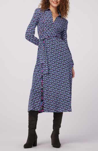 Diane von Furstenberg Phoenix Reversible Long Sleeve Dress
