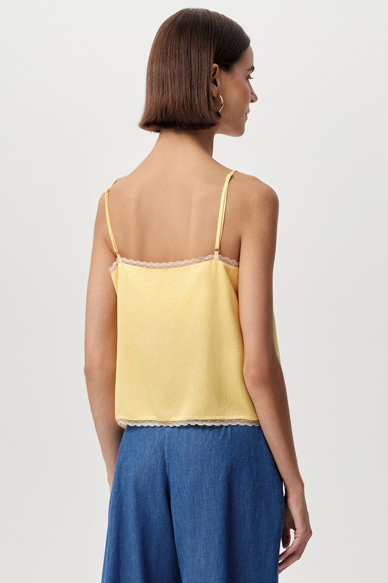 Tammy Spaghetti Straps  Blouse, Alternate, color, Yellow