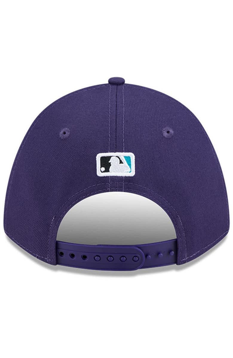 New Era Men's New Era Purple Arizona Diamondbacks Baseball Hall of Fame 9FORTY M-Crown Adjustable Hat, Alternate, color, 