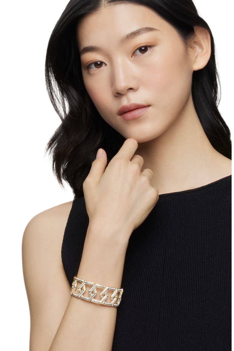 Carlyle Bracelet in 18K Yellow Gold with Pavé Diamonds, Alternate, color, 18K YELLOW GOLD