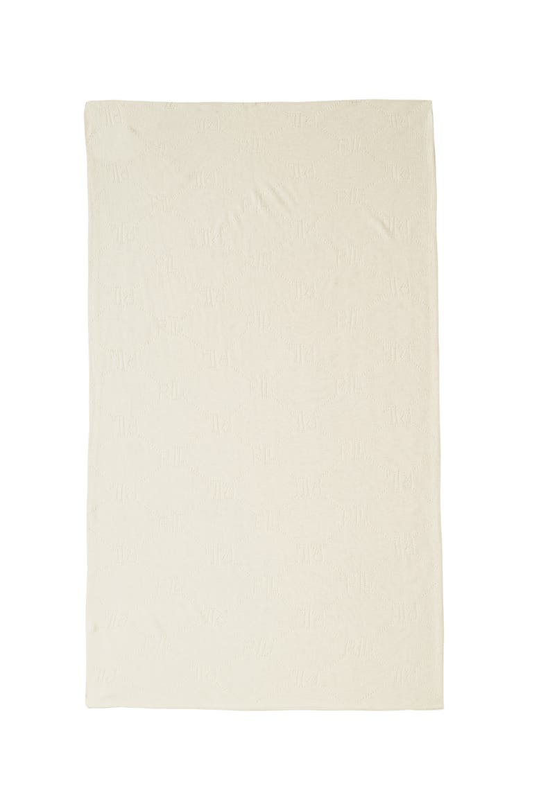 Pointelle Logo Wrap, Alternate, color, Cream