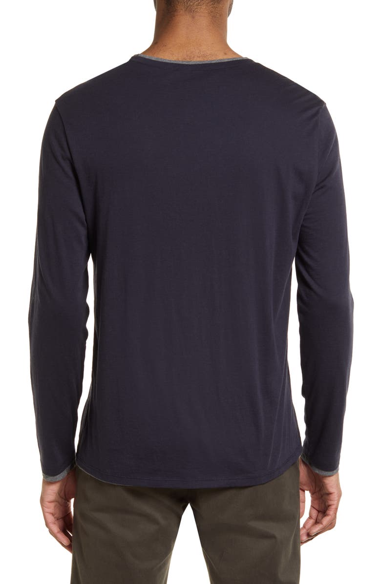 Vince Double Layer Long Sleeve T-Shirt, Alternate, color,