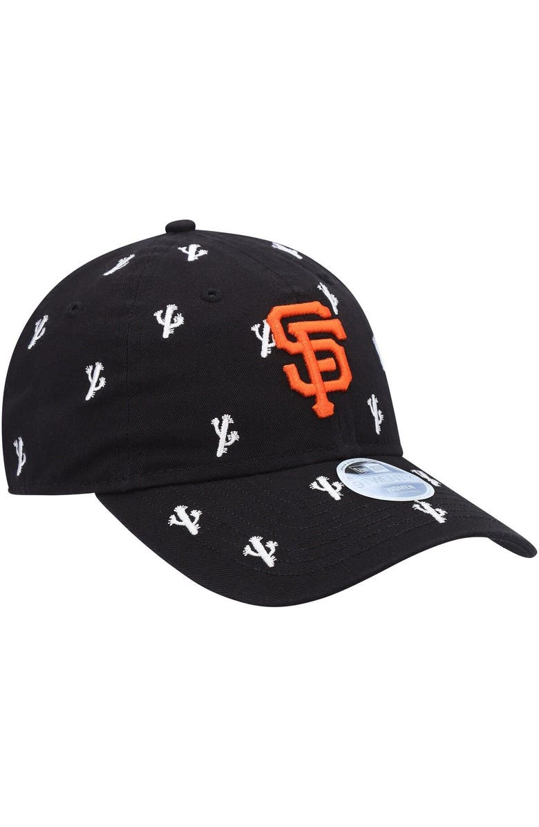 New Era Women's New Era Black San Francisco Giants Spring Training Scatter 9TWENTY Adjustable Hat, Alternate, color, 