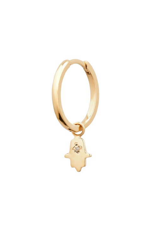 x Mel Soldera Icon Hamsa Diamond Single Clicker