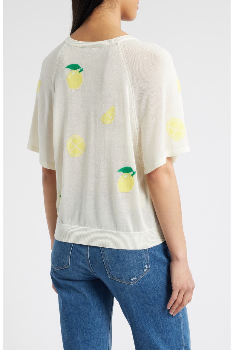 V-Neck Batwing Sweater, Alternate, color, VANILLA