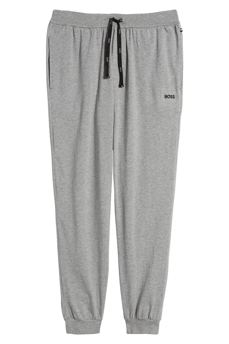 Mix Match Pajama Joggers, Alternate, color, MEDIUM GREY/ BLACK