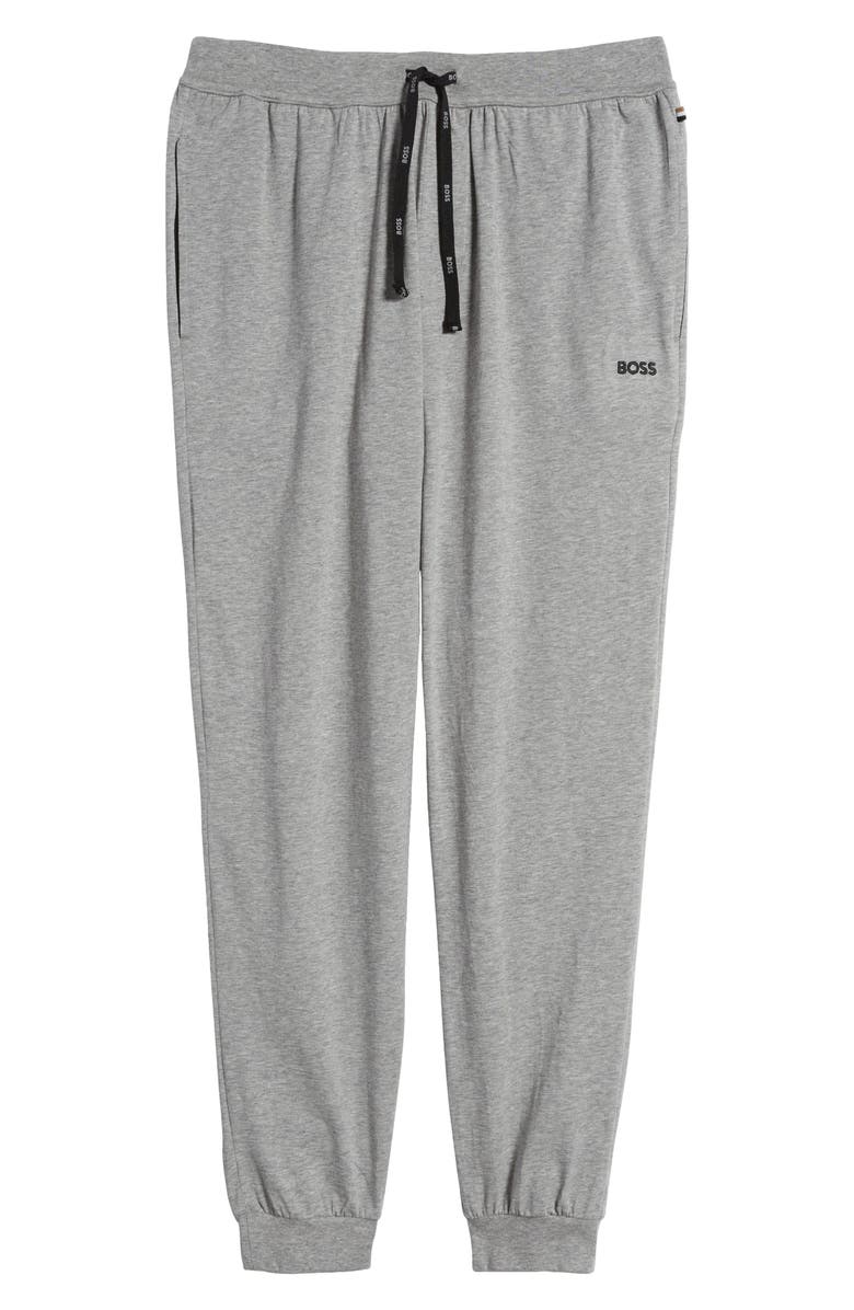 BOSS Mix Match Pajama Joggers, Alternate, color, Medium Grey/ Black