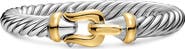 David Yurman The Cable Collection 14k Gold Buckle Flex Bracelet