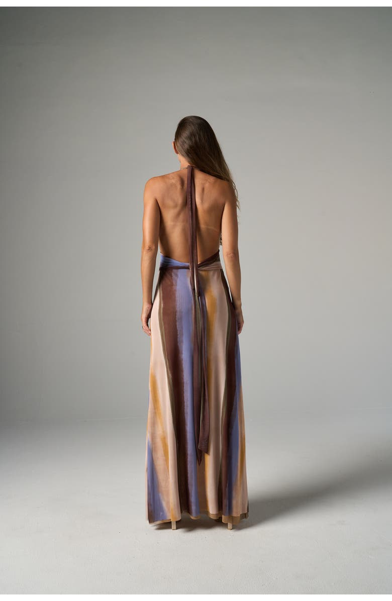 JBQ Sage Dress, Alternate, color, Blue Multi