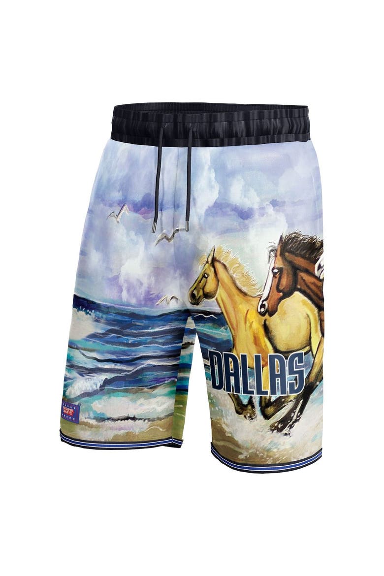 Unisex NBA & KidSuper Studios by Fanatics Blue Dallas Mavericks Hometown Shorts, Alternate, color, Blue