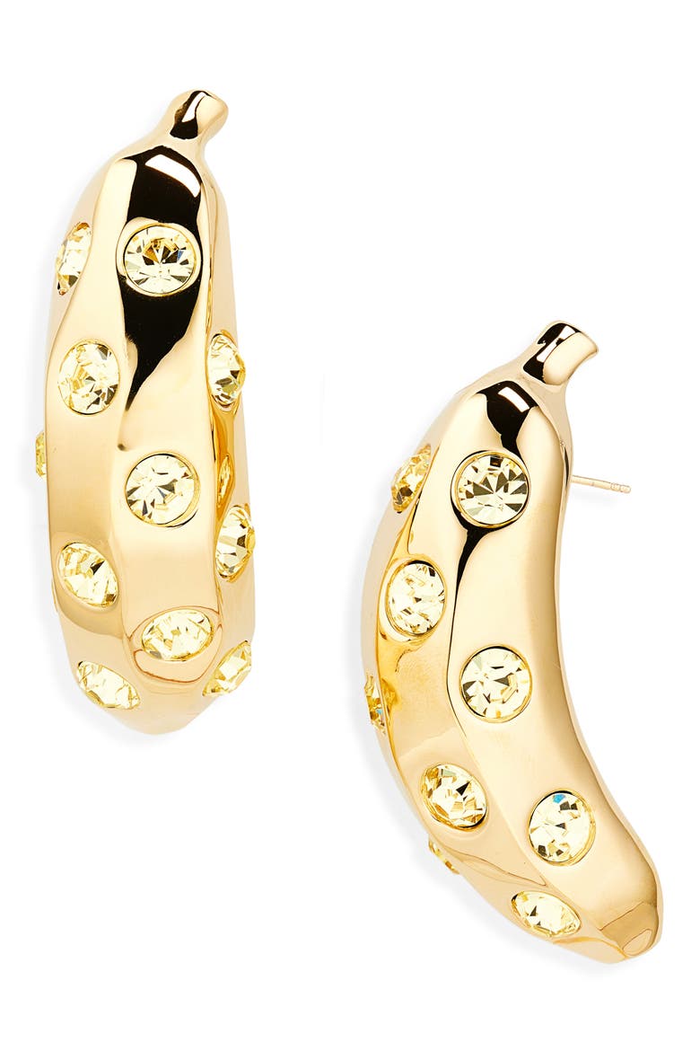 Les Boucles Bananes Drop Earrings, Main, color, GOLD/ YELLOW 289