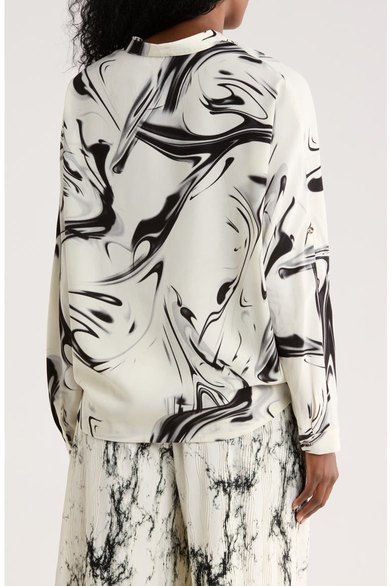 Untuck Woven Top, Alternate, color, OFF WHITE