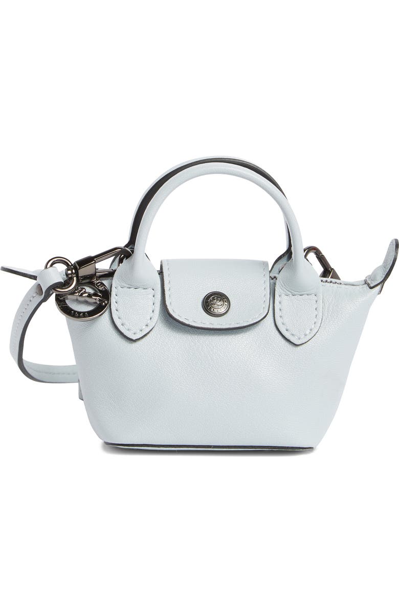 Longchamp Le Pliage Cuir Nano Crossbody Bag, Main, color,